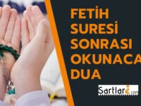 Fetih Suresi Sonrası Okunacak Dua