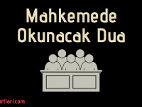 Mahkemede Okunacak Dua | Mahkeme için okunacak dua