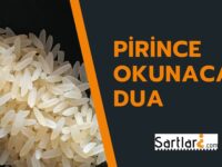 Pirince Okunacak Dua