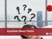 Eşofman Nasıl Yazılır | Eşofman Nasıl Yazılır TDK