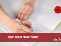 Apar Topar Nasıl Yazılır | Apar Topar Nasıl Yazılır TDK