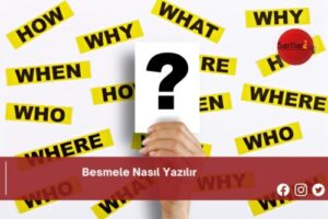 Besmele Nasıl Yazılır | Besmele Nasıl Yazılır TDK