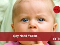 Şey Nasıl Yazılır | Şey Nasıl Yazılır TDK