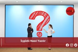 İçgüdü Nasıl Yazılır | İçgüdü Nasıl Yazılır TDK