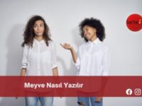 Meyve Nasıl Yazılır | Meyve Nasıl Yazılır TDK