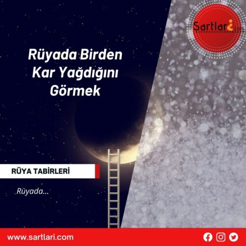 Rüyada Birden Kar Yağdığını Görmek