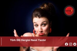 Türk Dili Dergisi Nasıl Yazılır | Türk Dili Dergisi Nasıl Yazılır TDK