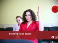 Yevmiye Nasıl Yazılır | Yevmiye Nasıl Yazılır TDK