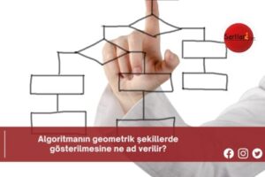 Algoritmanın geometrik şekillerde gösterilmesine ne ad verilir?