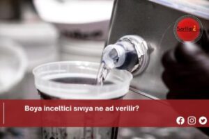 Boya inceltici sıvıya ne ad verilir?