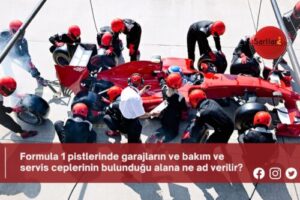 Formula 1 pistlerinde garajların ve bakım ve servis ceplerinin bulunduğu alana ne ad verilir?