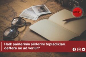 Halk şairlerinin şiirlerini topladıkları deftere ne ad verilir?