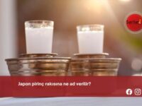 Japon pirinç rakısına ne ad verilir?