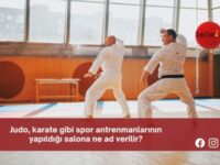 Judo, karate gibi spor antrenmanlarının yapıldığı salona ne ad verilir?