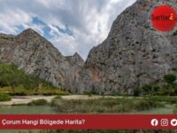 Çorum Hangi Bölgede Harita