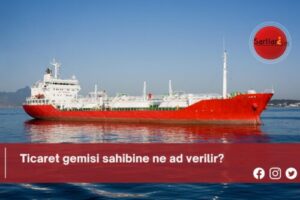 Ticaret gemisi sahibine ne ad verilir?