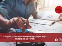 Verginin üzerinden hesaplandığı değer veya miktara ne ad verilir?